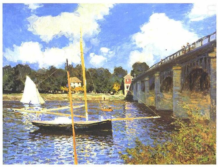 Claude Monet Le Pont routier, Argenteuil china oil painting image